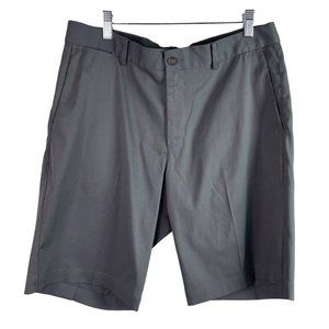 Nike Golf Shorts Mens Dri Fit Size 32 Gray Flat Front